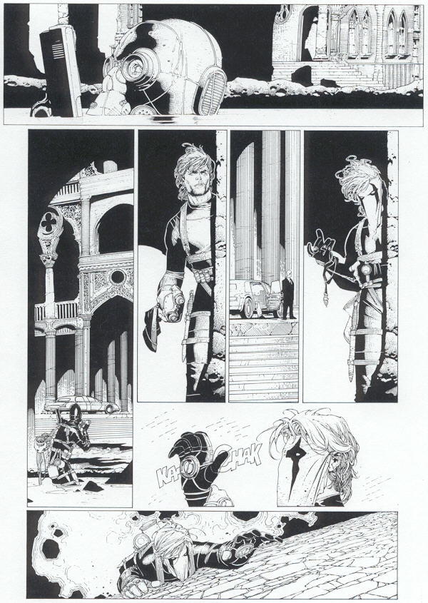Page 4 Wildcats Vol 2 Issues #1 pencils & inks